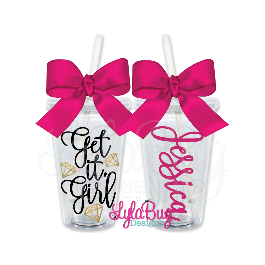 Get It Girl Personalized Tumbler