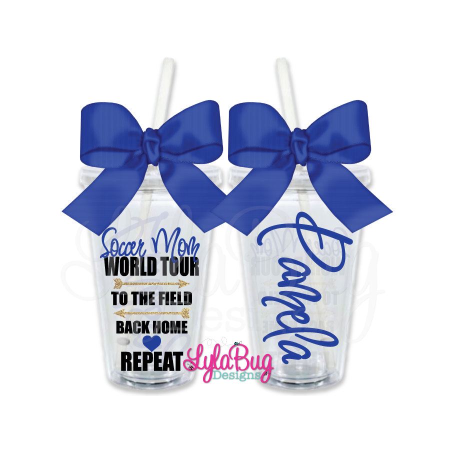 Soccer Mom World Tour Personalized Tumbler