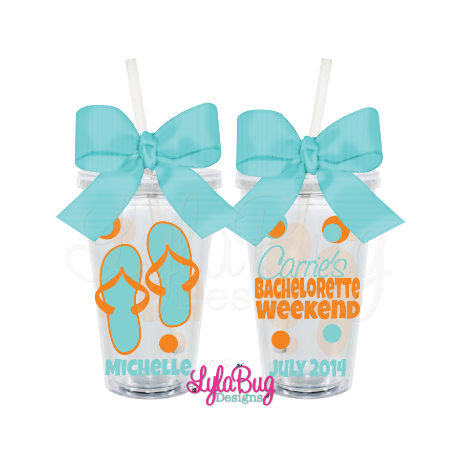 Flip Flop Bachelorette Tumbler