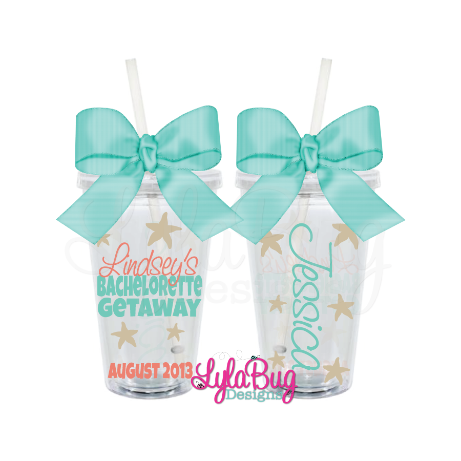 Starfish Bachelorette Tumbler