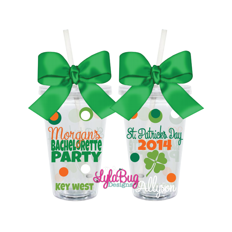 St. Patrick's Day Party Tumbler