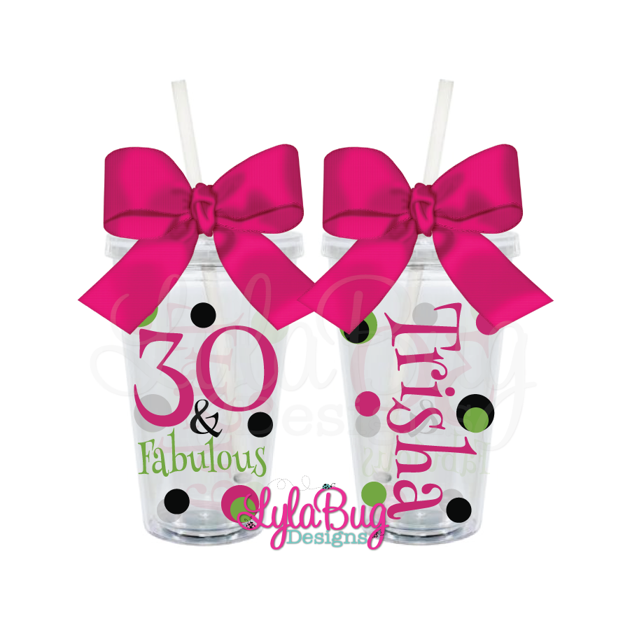 30 & Fabulous Tumbler