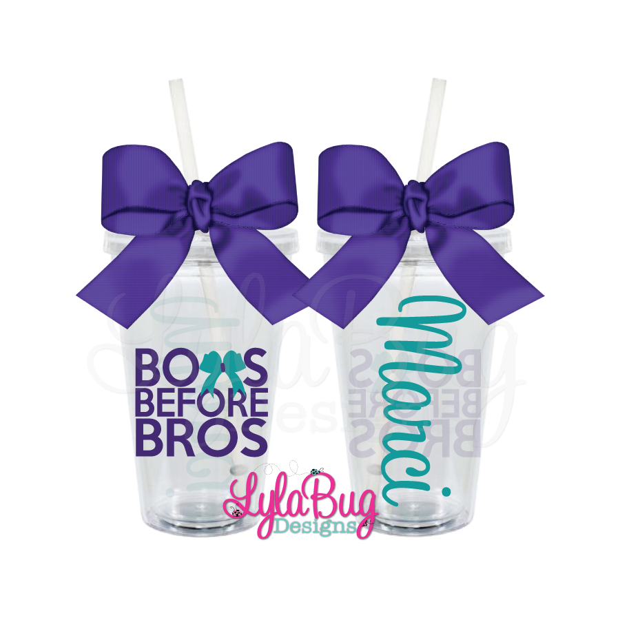 Bows Before Bros Tumbler