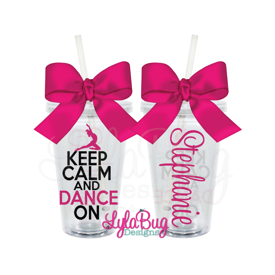 Keep Calm and Dance On Tumbler