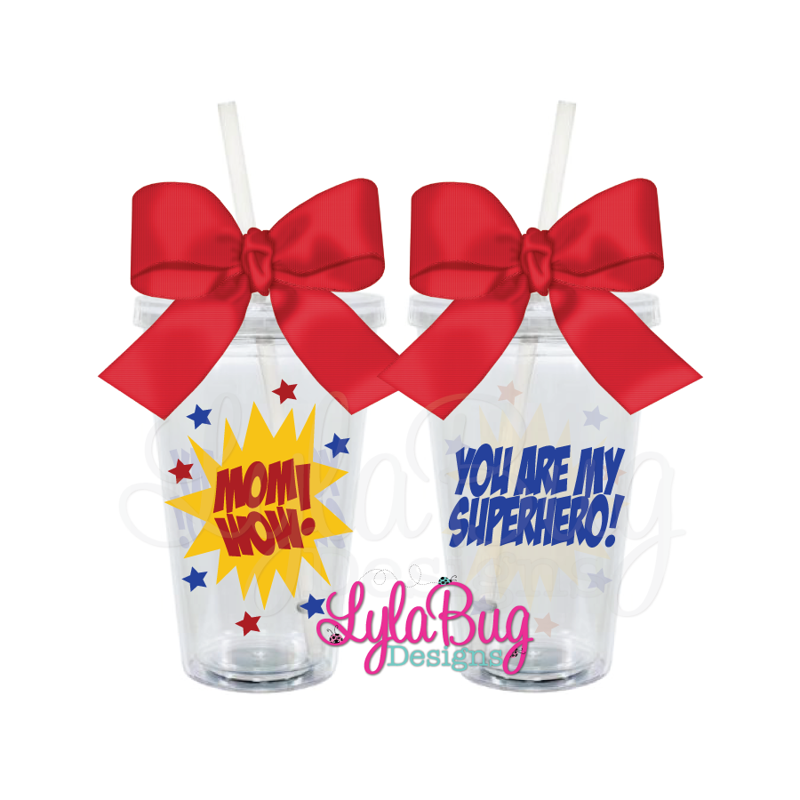 Mom Superhero Tumbler
