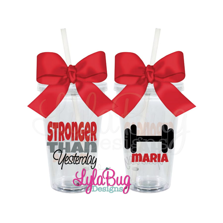 Stronger Than Yesterday Tumbler