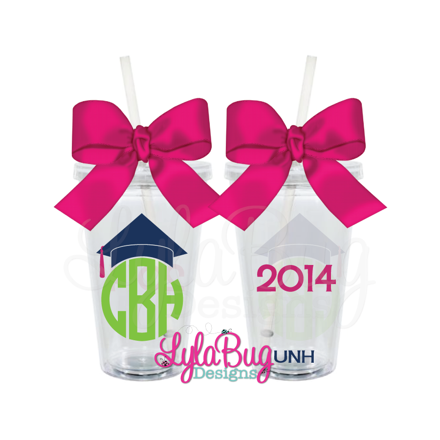 Graduate MonogramTumbler