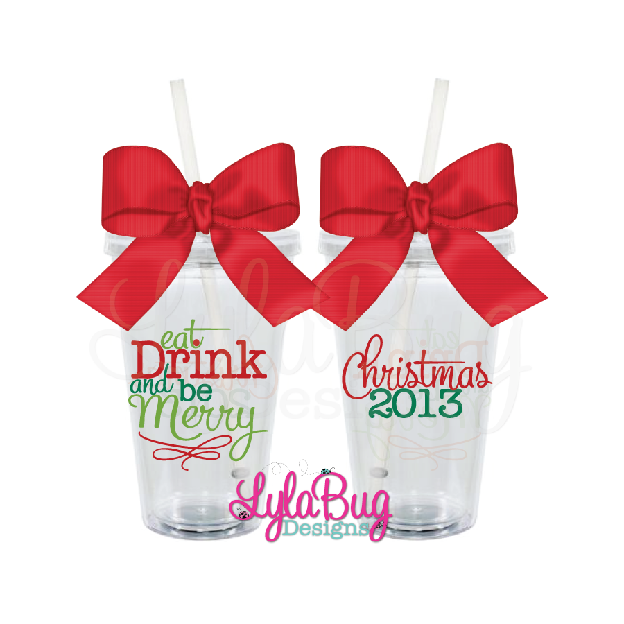 Eat, Drink, & Be Merry Tumbler
