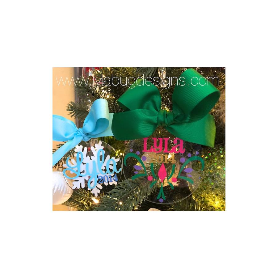 Elsa & Anna Ornament Set