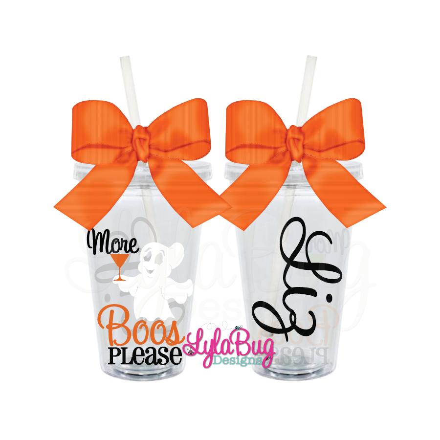 More Boos Please Acrylic Tumbler