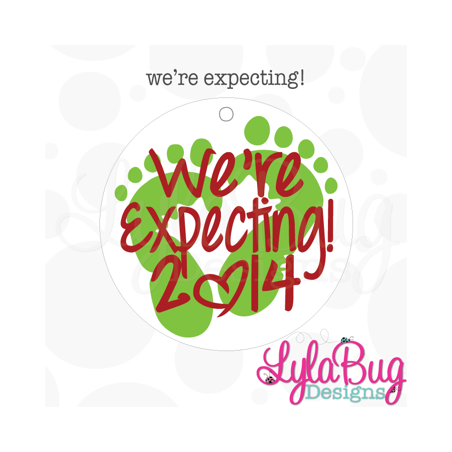 We're Expecting Christmas Ornament