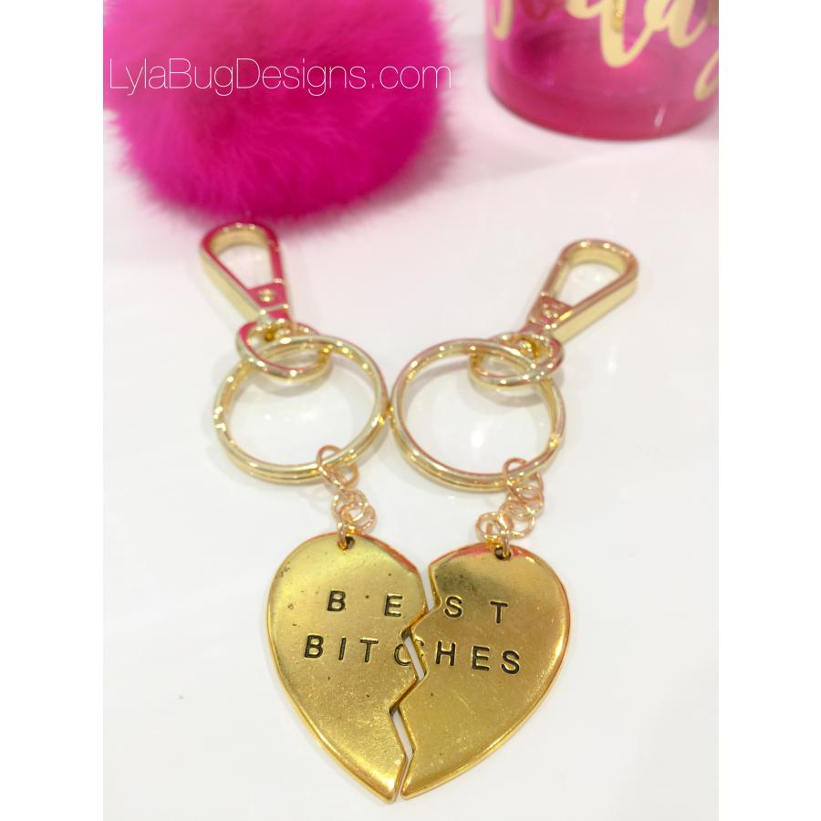 Best Bitches Keychain Set