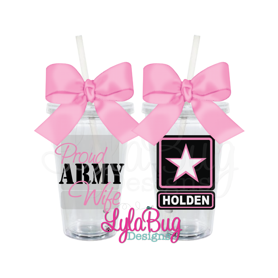Proud Army Tumbler