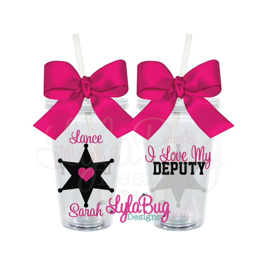 I Love My Deputy Tumbler