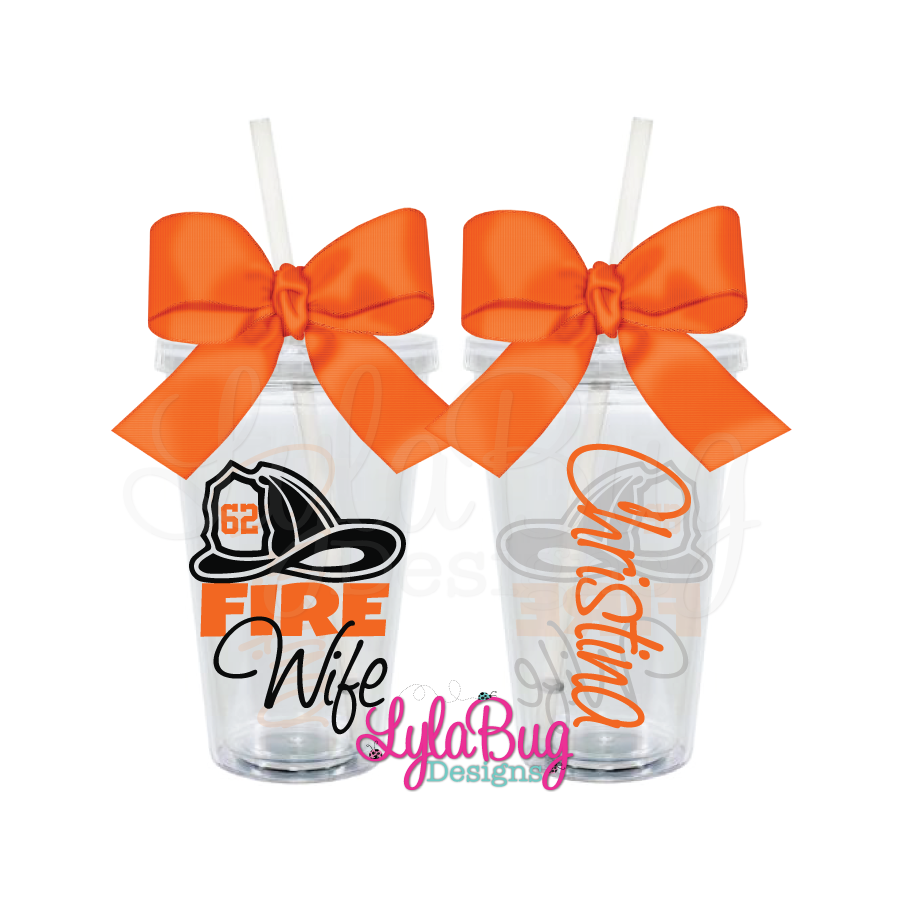 Fire Wife Helmet Tumbler