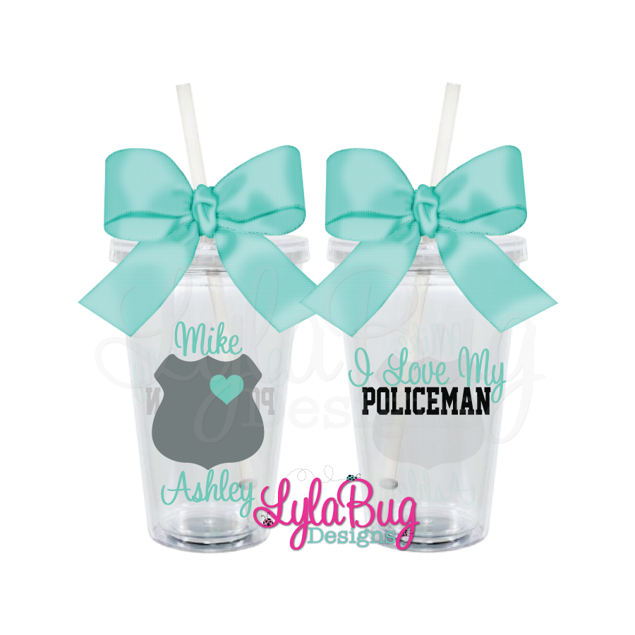 I Love My Policeman Tumbler