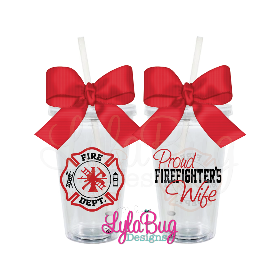 Proud Firefighter's... Tumbler