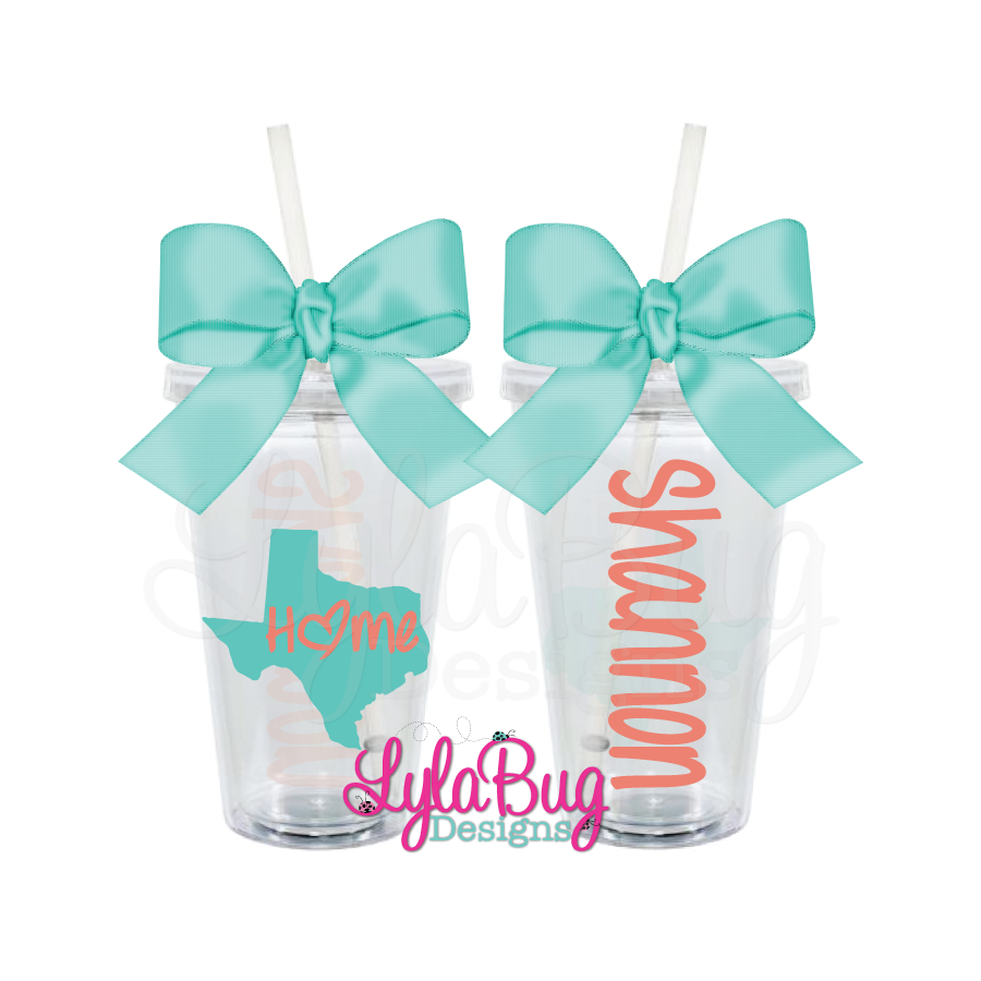 Home State Acrylic Tumbler