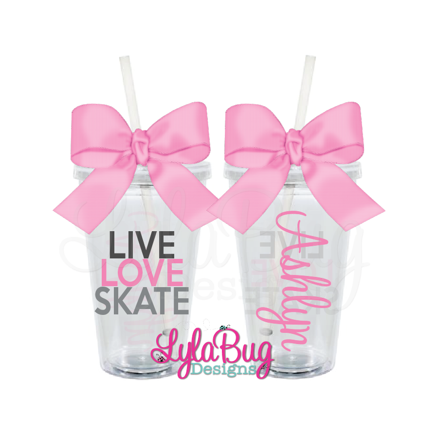 Live Love Skate Tumbler