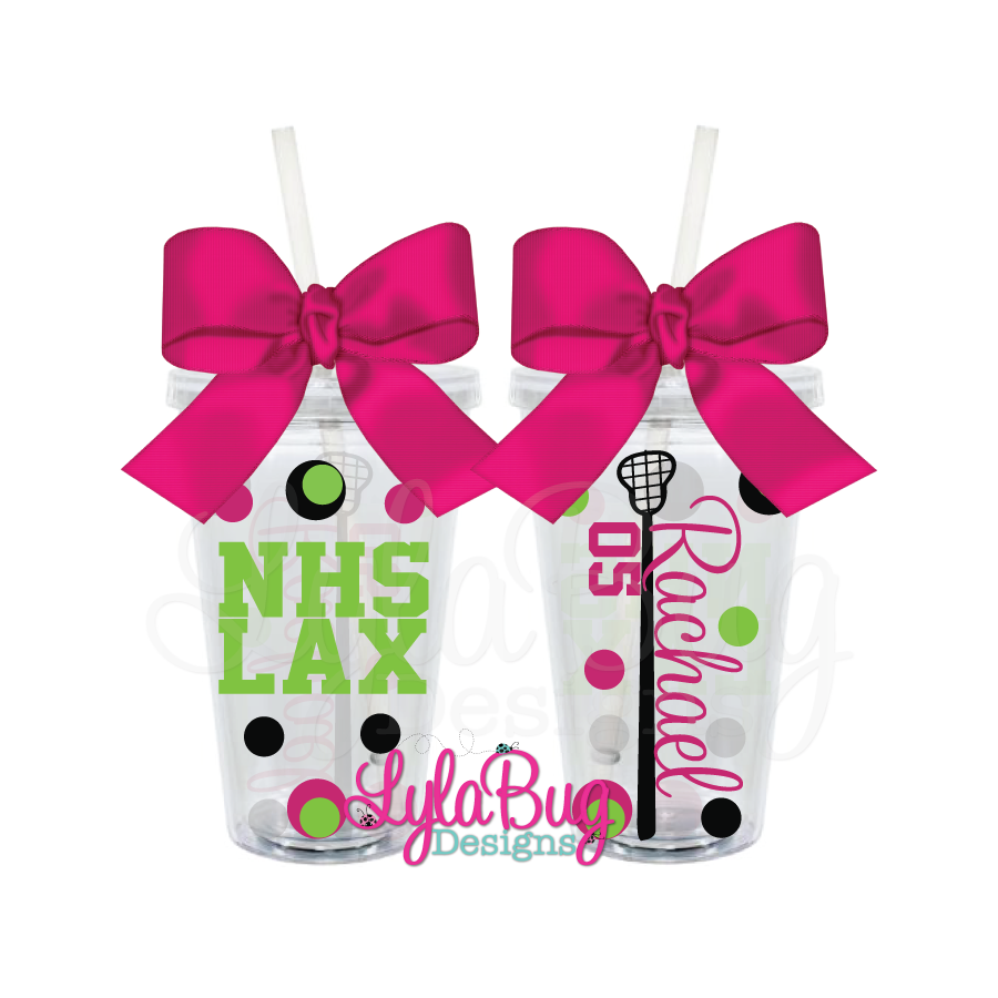 Lacrosse Player Tumbler