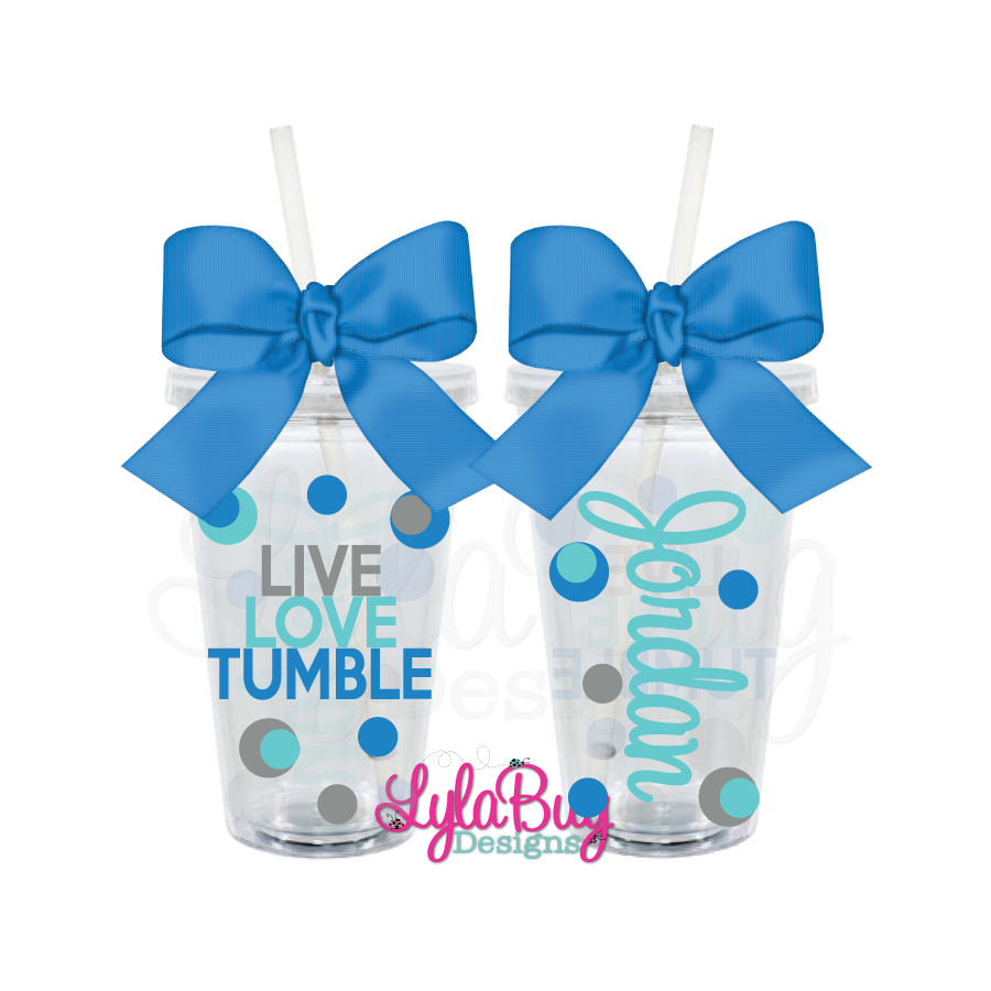 Live Love Tumble Personalized Acrylic Tumbler