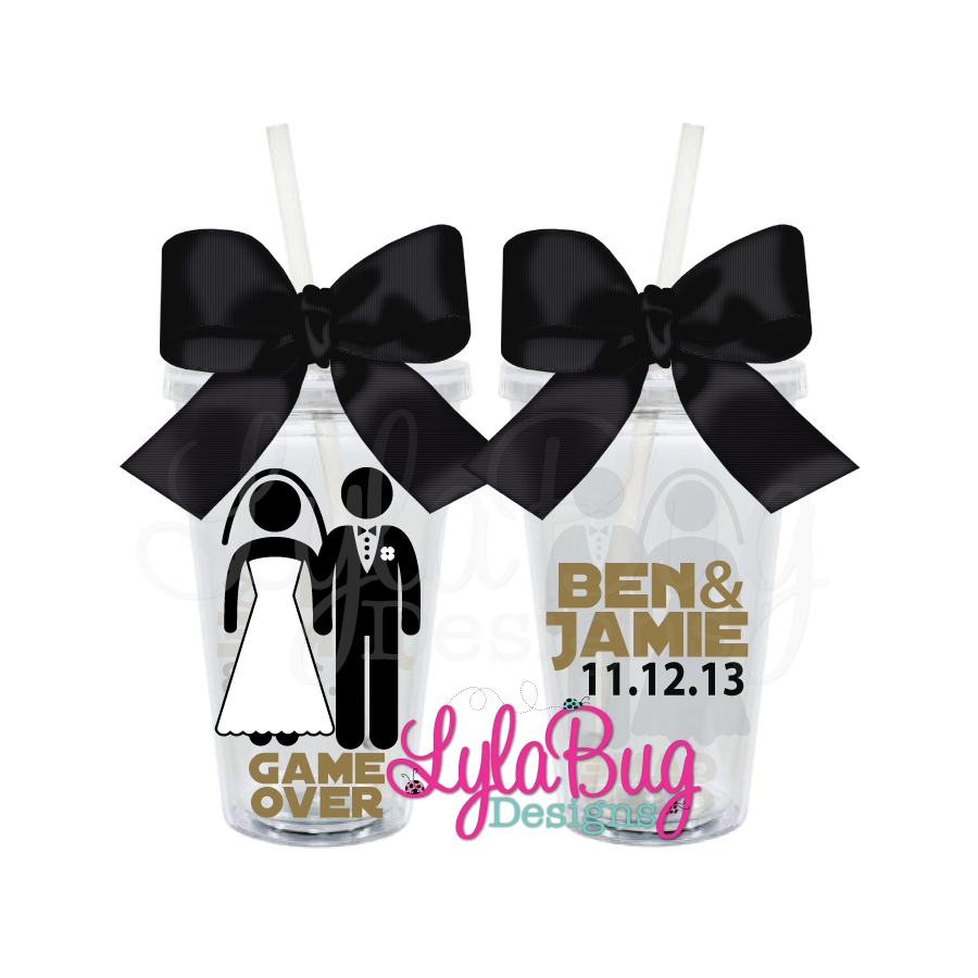 Game Over Wedding Tumbler