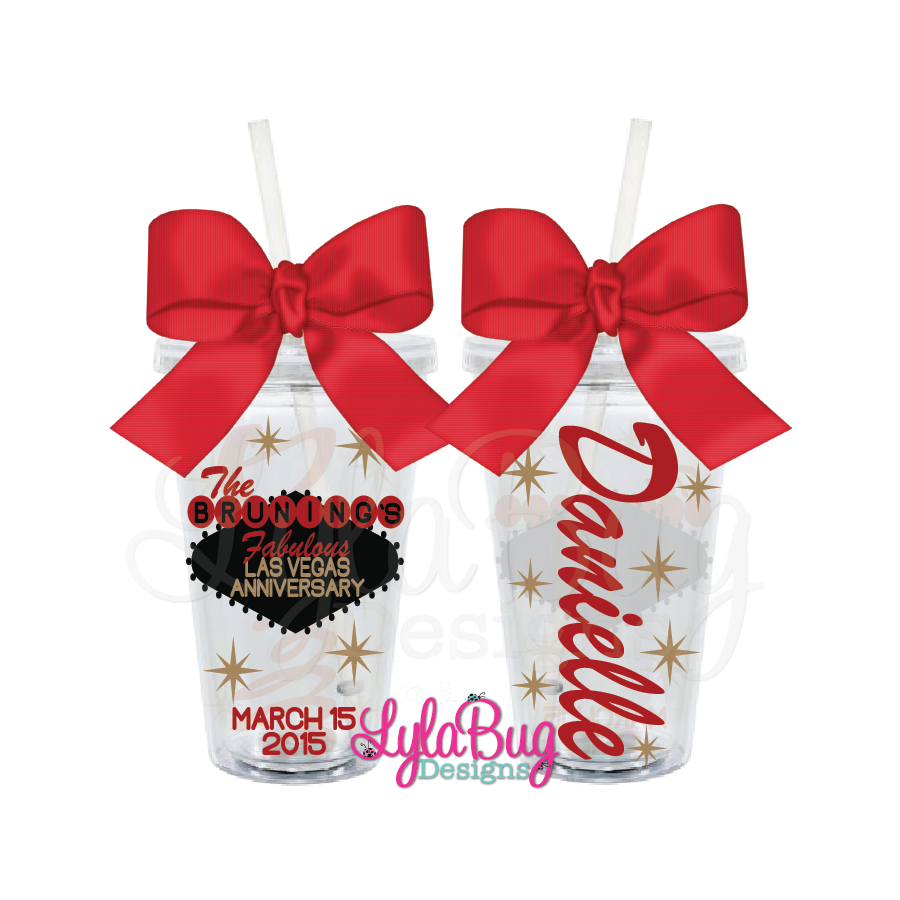 Las Vegas Anniversary Tumbler
