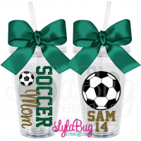 Soccer Mom Personalized Acrylic Tumbler