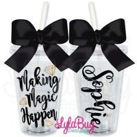 Making Magic Happen Personalized Tumbler