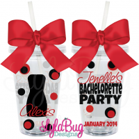 Little Black Dress Bachelorette Tumbler