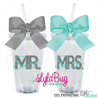 Mr & Mrs Tumbler Set