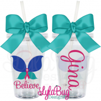 Butterfly Believe Thyroid Tumbler