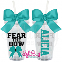 Fear the Bow Cheer Tumbler