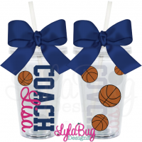 Female Basketball Coach Tumbler