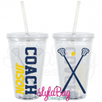 Lacrosse Coach Tumbler