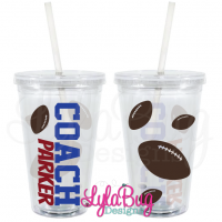 Football Coach Tumbler