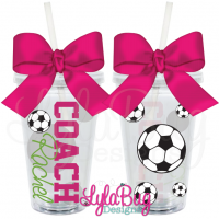 Female Soccer Coach Tumbler