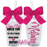 Dance Mom World Tour Personalized Tumbler