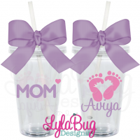 Mom Baby Feet Tumbler