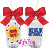 Mom Superhero Tumbler