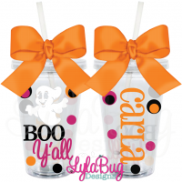 BOO Y'all Acrylic Tumbler