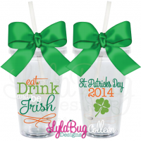 Eat, Drink, & Be Irish Tumbler