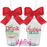 Eat, Drink, & Be Merry Tumbler