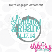 We're Engaged OR We're Married Ornament