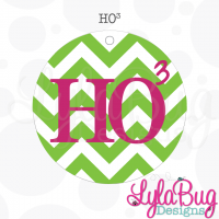 HO HO HO Ornament