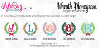 Personalized Wreath Ornament