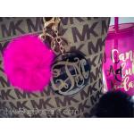 Faux Fur Pouf Keychain