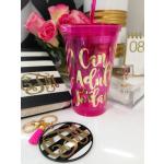 3" Round Personalized Keychain w/Gold Clasp