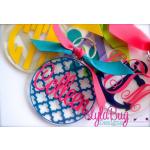 3" Round Personalized Keychain
