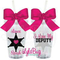 I Love My Deputy Tumbler